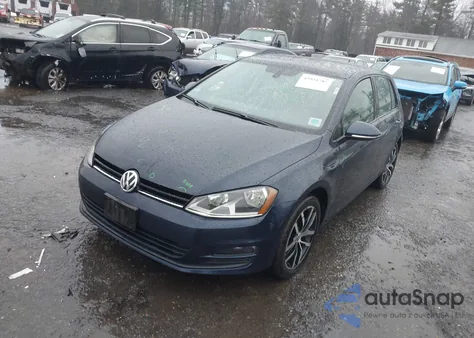 2015 Volkswagen Golf Tsi Se 4-Door из США, поврежденный, VIN 3VW217AU9FM034005